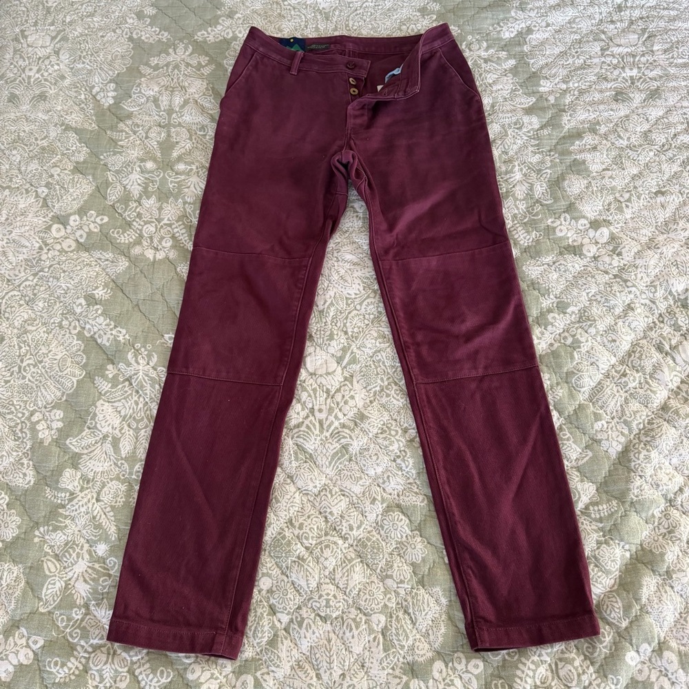 Askov Finlayson Explorer Pant - Burgandy